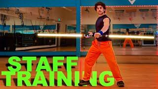 JEDI TRAINING  | LIGHTSABER STAFF | Choreography TRAINING