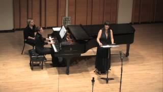 Inga Kashakashvili and Mary Mackenzie - George Oakley Sonnet 56 for Piano and Soprano