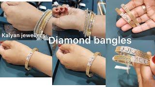 Kalyan jewellers diamond bangles |diamond bracelets |2023 new collection MUHURT |new bangles 2023