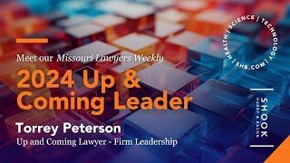 Torrey Peterson | Missouri Lawyers Media Up & Coming Leader