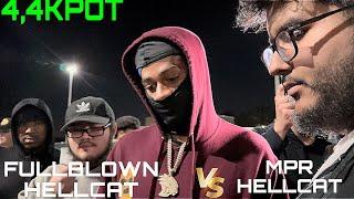 CRAZY CLOSE RACE MPR HELLCAT VS FULLBLOWN HELLCAT 4,4KPOT #mexico #racing #drama #hellcat #dodge