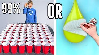 99% Trick Shot, or Get SOAKED by Water Balloon!