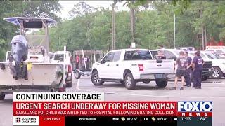 Search for woman continues after Saraland boat collision