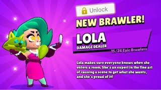 Unlock LOLA New Epic Brawler #brawlstars #supercell #brawl_epic