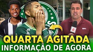  BOMBOU AGORA! PALMEIRAS TOMA DECISÃO! NINGUÉM ESPERAVA! ÚLTIMAS NOTÍCIAS DO PALMEIRAS