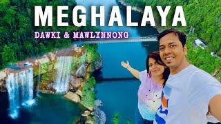 Meghalaya Tour Plan | Dawki and Mawlynnong | Meghalaya Tourist places | Meghalaya Waterfalls