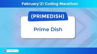 PrepBytes' February'21 Marathon| Prime Dish | PRIMEDISH