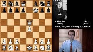 Amazing Chess Game: Alexander Alekhine vs NN (1936)