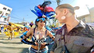 PERUVIAN GIRL Teaches GRINGO How To Dance 