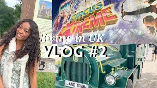 UK Vlog #2: Circus Extreme FULL EXPERIENCE, Nail Appointment UK, Kayaking