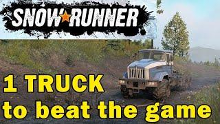 SnowRunner - Best Truck for Beginners and not only