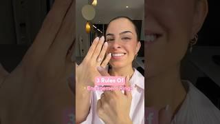 3 Rules of Engagement Rings  #ring #engagementrings #jewelry #engagementgifts #diamonds