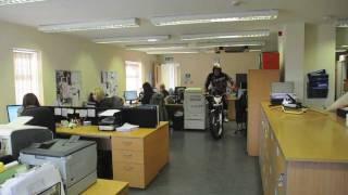 Dougie Lampkin tours Renthal Ltd