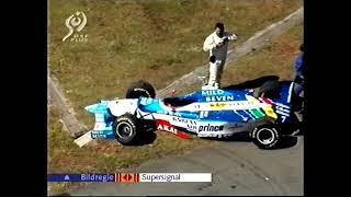 F1 1997 FP2 Alesi crashes (DF1)