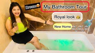 My Royal Bathroom Tour- New Home| Decoration,Interior,Jacuzzi | Akanksha Anup Vlog