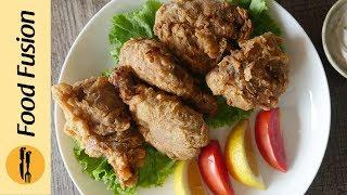 Fried Chicken (Al-Baik Style) with special garlic sauce Recipe By Food Fusion