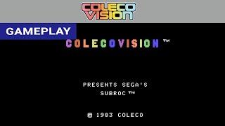 Subroc (ColecoVision) - Gameplay Clip [HD] | RetroGameUp