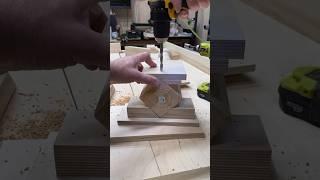 Installing the hanger bolts in table legs