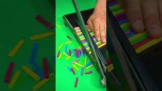 Oddly satisfying straw cutting vdo  #peaceful #pulse #satisfying