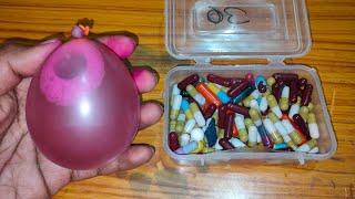 Holi Capsule Colour in the Balloon | Holi Hacks | Holi Capsule Colour | #shorts #holihacks