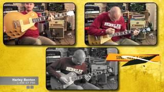 6 Harley Benton Guitars played in Studio Productions