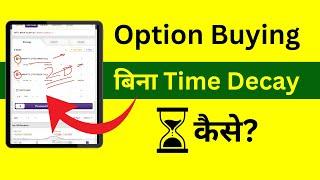 Option Buying Strategy Without Time Decay - Option Buying Strategy with Hedging