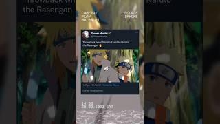 Minato teaches Naruto the Rasengan  #naruto #minato #shorts