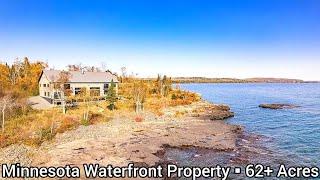 Minnesota Waterfront Property For Sale | 62 Acres | Minnesota Land For Sale | Lakefront Homes