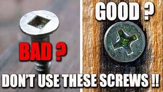 How America RUINED the world's screws! (Robertson vs. Phillips)