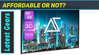 Akia Screens 104 inch Motorized Electric Projector Screen: Best Choice for Home Theater?