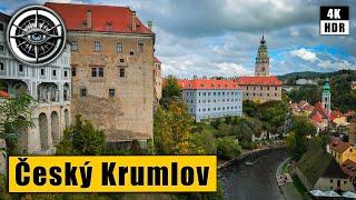 Český Krumlov Walking Tour - The city where I left my heart (UNESCO)  Сzech Republic 4k HDR ASMR