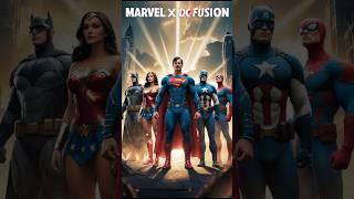 When Captain America Meets Batman...and More!  #marvel #dc #ai #aiart #shortsfeed #shorts