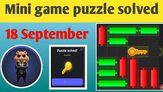 Key 61 ! | 18 September How to Solve Mini Game PUZZLE in Hamster Kombat (100% SOLVED!)