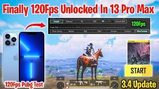 IPhone 13 Pro Max 120Fps Pubg 3.4 Update Test | Finally Bgmi 3.4 Update 120Fps Unlocked | Bgmi 3.4