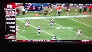 Tim Tebow TD pass to Quentin Sims Eagles vs Patriots presea