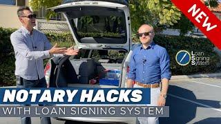 Notary Hacks | Mobile Office Set Up of a $99,000/year Notary Signing Agent!!