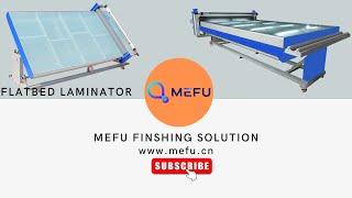 1.3m width and 2.5m length Flatbed Laminator for signmaking