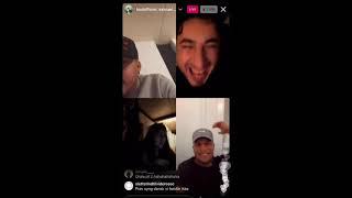 Fouli, ZK, Ahmani og Hav i chock (Instagram live)