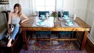 The $50 Modern Farmhouse Table - Easy DIY Project