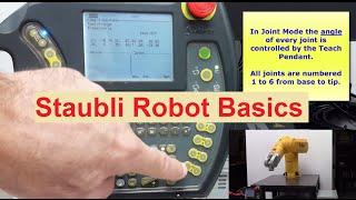 Staubli Robot Teach Pendant Basics