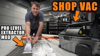 CONVERT A SHOP VAC TO A PROFESSIONAL EXTRACTOR