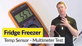 Fridge Temperature Sensor Replacement & QUICK Multimeter Testing!