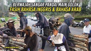 MANG BARON BERWAJAH SANGAR-PANDAI MAIN G0L0K-FASIH BAHASA INGGRIS&ARAB-CARI KAYU BAKAR UNTUK MAKAN