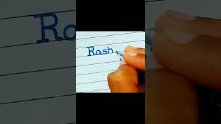 Rashi name Calligraphy Lettering my subscribers names #shorts #calligraphy #handwriting