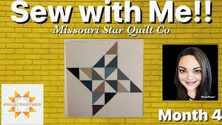 Sew with me! 2025 Kona Cotton Solids 365 - Block of the Month from Missouri Star Quilt Co- April