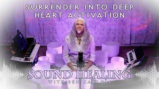 Surrendering into deep Heart Activation   30 Minute Heart Chakra Sound Healing | #432hz