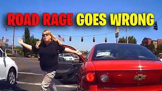 ROAD RAGE GOES WRONG | Idiots In Cars, Brake Check, Idiot Driver Driving fails USA & Canada 2024