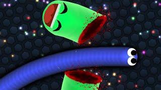 Slither.io - HACKING/NO HACKING SNAKE vs PRO SNAKES | Epic Slitherio Gameplay