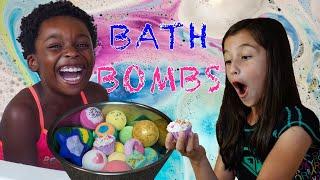 Bath Bomb Mystery Surprises | Font Family Fun