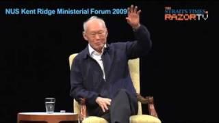 Lee Kuan Yew - Youths dont know what its like to be poor.7.